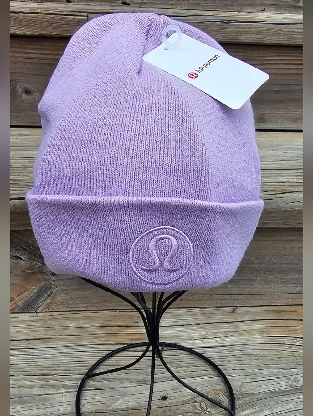 lululemon athletica Light Purple Ribbed Cuff Beanie